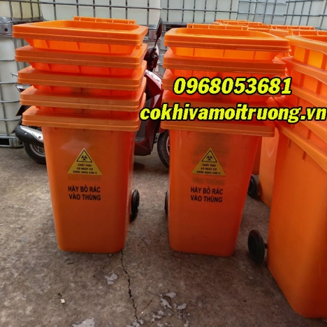 Thùng Rác 240 Lít - Thùng rác công cộng 240 lít/ thùng rác y tế 240l