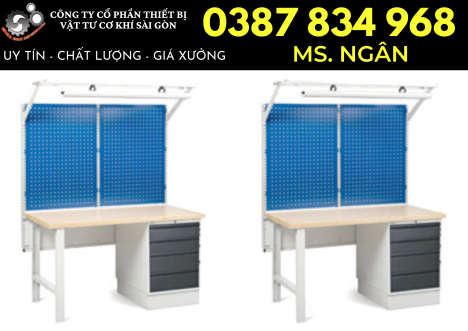 Bàn Thao Tác Thép Sơn Tĩnh Điện