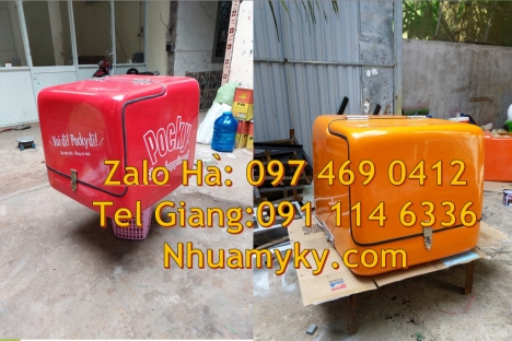 Thùng ship hàng, Giá thùng nhựa giao hàng, Thùng giữ nhiệt xe máy, thùng chở hoa quả, thùng chở hàng