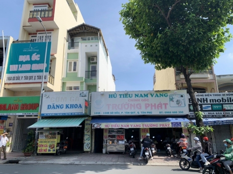 Bán nhà 144-146 đường Gò Dầu, DT 12x38, nở hậu tổng 500m2. Giá 77 tỷ thương lượng