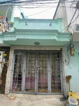 BÁN NHÀ RIÊNG ĐƯỜNGTRẦN THỊ HOA, QUẬN 12, 3,3*9, 1 TRỆT, 1 LỬNG, CHỈ 2,350