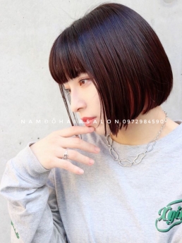 Top Salon Làm Tóc Ngang Vai Uốn Mái Lệch Đẹp Giá Rẻ Hoài Đức -Nam Đỗ Hair Salon