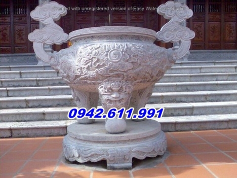 Gia lai + 013 mẫu lư hương đình chùa bằng đá đẹp