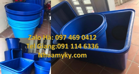 thùng nhựa 1500 lít, thùng chữ nhật, thùng nhựa tròn hdpe, thùng nhựa 1200 lít, Thùng nhựa dun
