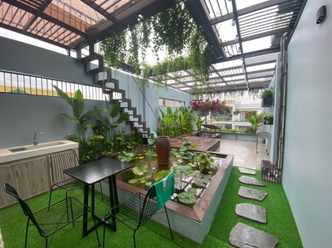 Nhà đẹp 3 tầng ngang 4.5m (100m2) Đường Đinh Thị Vân TP. Đà Nẵng.  chỉ 8 đồng