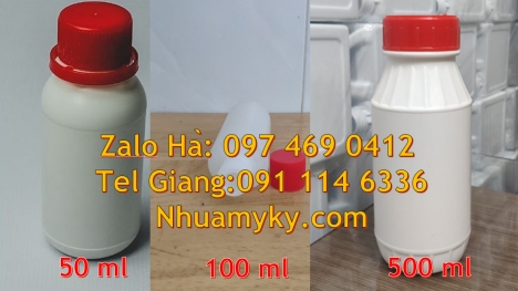 Chai nhựa 100ml 250ml đựng trà sữa, Chai 100ml màu trong, bình nhựa 0.5 lít,Chai 1000ml đựng hóa chấ