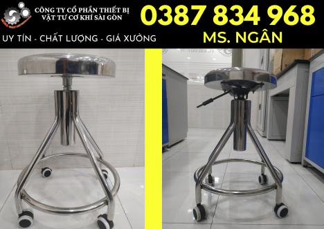 Ghế inox dành cho phòng thí nghiệm giá xưởng