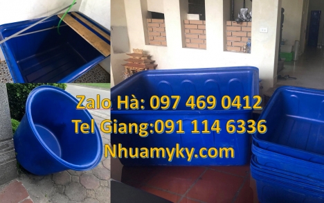 thùng nhựa 1500 lít, thùng chữ nhật, thùng nhựa tròn hdpe, thùng nhựa 1200 lít, Thùng nhựa dun