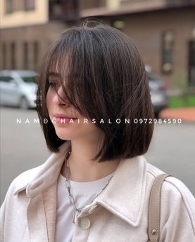 Top Salon Làm Phục Hồi Uốn Tóc Ngang Vai Đẹp Uy Tín Giá Rẻ Hoài Đức -Nam Đỗ Hair Salon