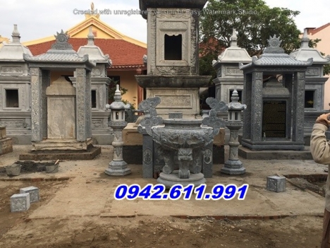 Gia lai + 013 mẫu lư hương đình chùa bằng đá đẹp