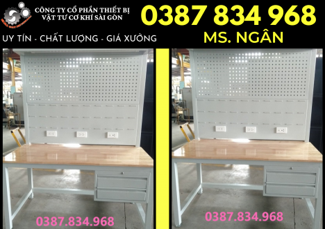Bàn Thao Tác Sắt Sơn Tĩnh Điện Công Nghiệp Nhà Xưởng