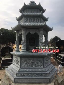 55 Mẫu mộ lục lăng bằng đá đẹp – Xây mộ tổ gia tiên hình lục giác bằng đá đẹp