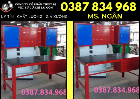 Bàn Thao Tác Sắt Sơn Tĩnh Điện Công Nghiệp Nhà Xưởng