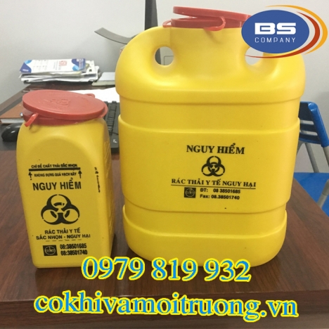 Bình Huỷ Kim Tiêm Y Tế Hdpe