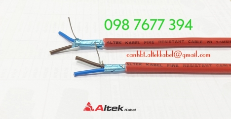 cáp tín hiệu xoắn chống cháy chống nhiễu