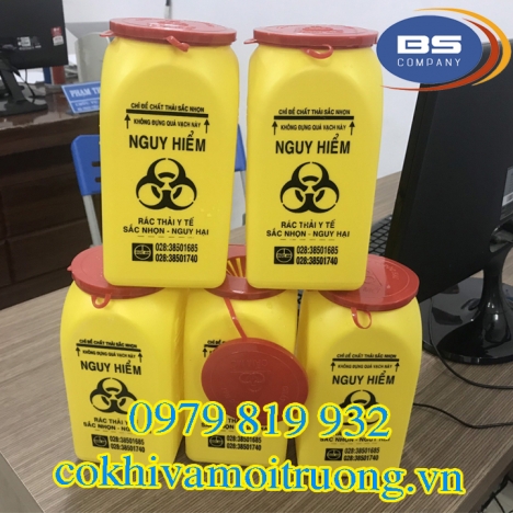 Bình Huỷ Kim Tiêm Y Tế Hdpe