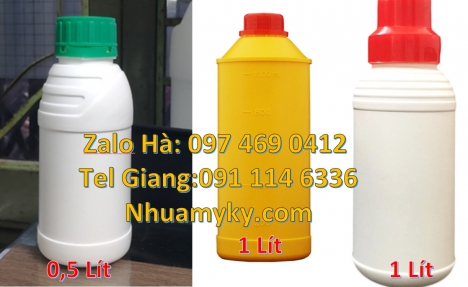 Chai nhựa, chai nhựa hdpe 50ml, chai 100ml nắp vặn, Chai hdpe 100ml vuông, chai 250 ml đựng thuốc sâ