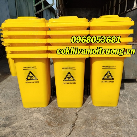 Thùng Rác 240 Lít - Thùng rác công cộng 240 lít/ thùng rác y tế 240l