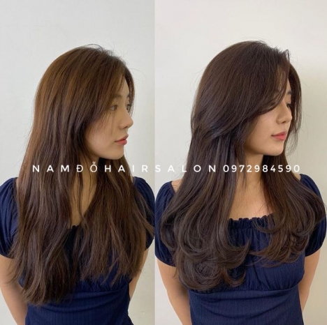 Làm Tóc Lỡ Layer Top Salon Uốn Đẹp Giá Rẻ Hoài Đức -Nam Đỗ Hair Salon