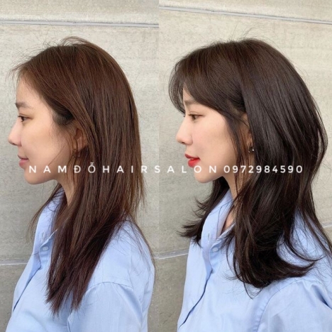 Làm Tóc Lỡ Layer Top Salon Uốn Cụp Đẹp Giá Rẻ Hoài Đức -Nam Đỗ Hair Salon