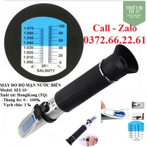 SLI 10 , Máy đo kiểm tra độ muối (độ mặn) trong nước biển