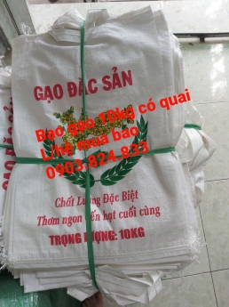 Bao pp dệt, bao đựng gạo 5kg, 10kg có in