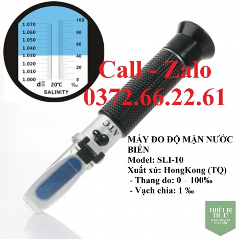 Máy đo độ mặn sli10 chuyên dụng