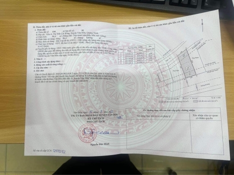 Bán nhanh 3 lô liền nhau, khu 6 tttt Cái Rồng, Vân Đồn, đường hiện trạng 3,5m; QH mở rộng ra 10m.