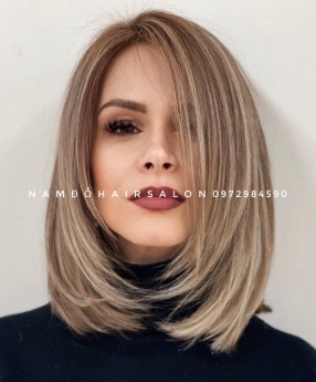 Làm Mái Lệch Top Salon Uốn Cụp Phồng Tóc Long Bob Đẹp Uy Tín Giá Rẻ Hoài Đức -Nam Đỗ Hair Salon