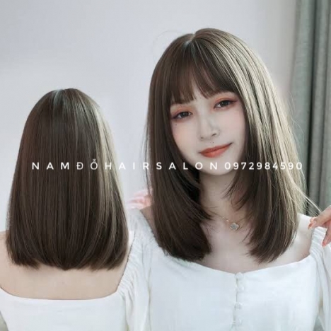 Làm Mái Lệch Top Salon Uốn Cụp Phồng Tóc Lỡ Đẹp Uy Tín Giá Rẻ Hoài Đức -Nam Đỗ Hair Salon