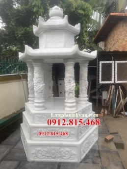 Mộ đá lục giác – Bán mẫu mộ lục giác bằng đá đẹp