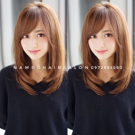 Làm Mái Lệch Top Salon Uốn Cụp Phồng Tóc Lỡ Đẹp Uy Tín Giá Rẻ Hoài Đức -Nam Đỗ Hair Salon