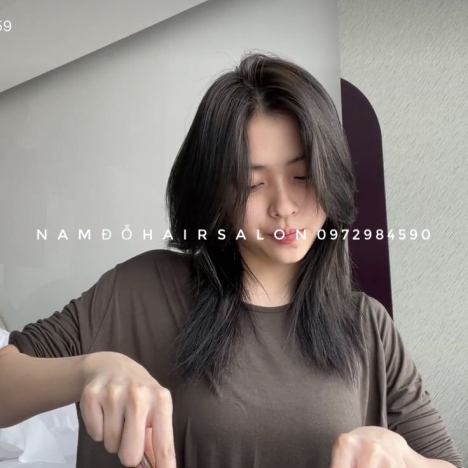 Làm Tóc Lỡ Layer Top Salon Uốn Cụp Đẹp Uy Tín Giá Rẻ Hoài Đức -Nam Đỗ Hair Salon