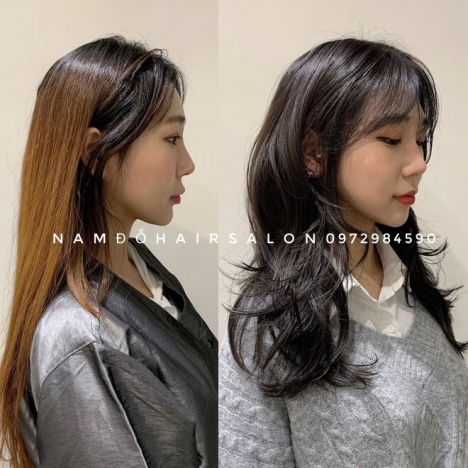 Làm Tóc Lỡ Layer Top Salon Làm Đẹp Uy Tín Giá Rẻ Hoài Đức -Nam Đỗ Hair Salon