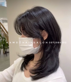 Làm Mái Bay Top Salon Uốn Cụp Tóc Lỡ Đẹp Giá Rẻ Hoài Đức -Nam Đỗ Hair Salon