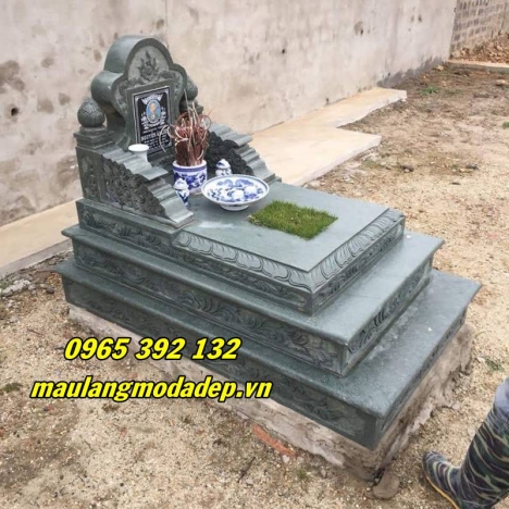 Những mẫu mộ đá tam cấp thịnh hành tại Phú Thọ