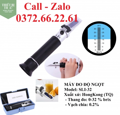 Bút đo độ ngọt (brix), model SLI 32 cầm tay