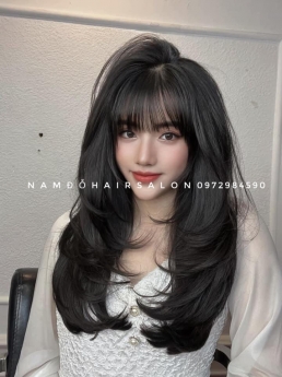 Top Salon Làm Tóc Dài Layer Uốn Cụp Đẹp Giá Rẻ Hoài Đức -Nam Đỗ Hair Salon