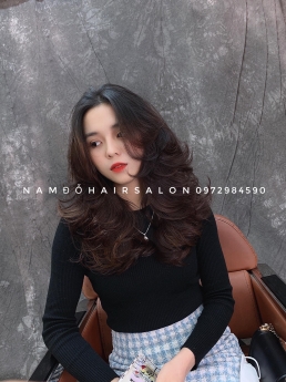 Top Salon Làm Tóc Dài Layer Uốn Cụp Phồng Đẹp Uy Tín Giá Rẻ Hoài Đức -Nam Đỗ Hair Salon