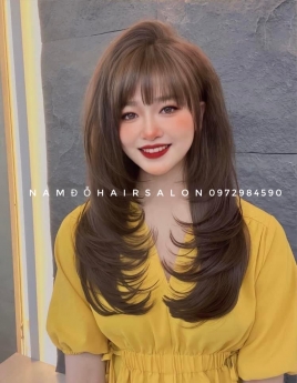 Top Salon Làm Cụp Tóc Dài Layer Uốn Tóc Đẹp Uy Tín Giá Rẻ Hoài Đức -Nam Đỗ Hair Salon