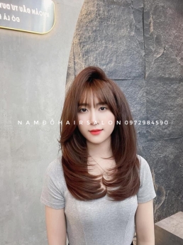 Top Salon Làm Tóc Dài Layer Uốn Cụp Đẹp Giá Rẻ Hoài Đức -Nam Đỗ Hair Salon