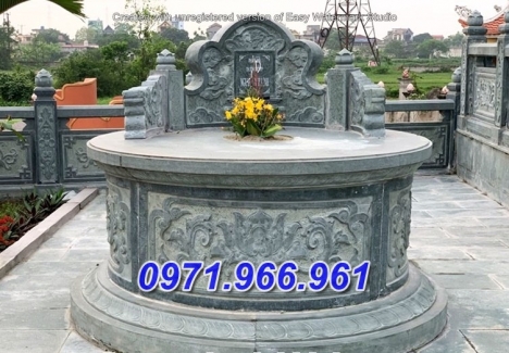 bán + 01 mẫu mộ tròn bằng đá nguyên khối đẹp
