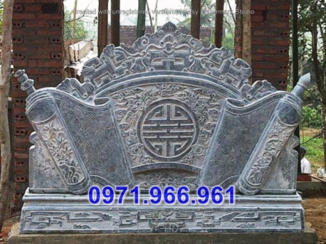 gia lai + bán 003 mẫu cuốn thư nhà mồ bằng đá đẹp