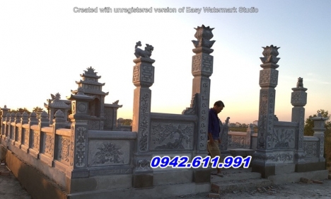 bán + 23 mẫu nhà mồ song thân bằng đá đẹp