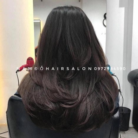 Top Salon Làm Tóc Dài Layer Uốn Cụp Phồng Đẹp Uy Tín Giá Rẻ Hoài Đức -Nam Đỗ Hair Salon