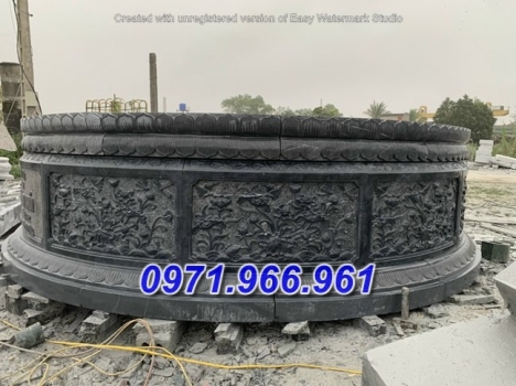 bán + 01 mẫu mộ tròn bằng đá nguyên khối đẹp