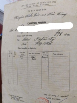 Chính chủ em cần bán gấp lô đất liền nhà tại Thôn Nghĩa Lý, xã Hiệp Hoà, Vĩnh Bảo, Hải Phòng.
