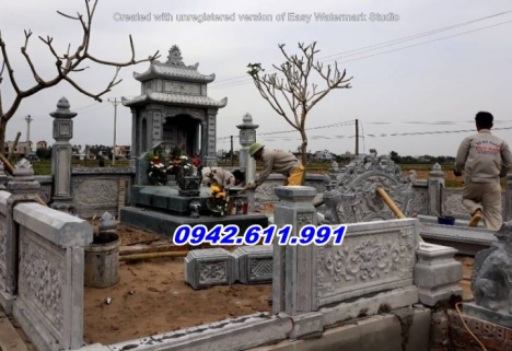 bán + 23 mẫu nhà mồ song thân bằng đá đẹp