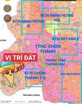 BÁN ĐẤT NỀN GIÁ ĐẦU TƯ NGAY KHU CÔNG NGHIỆP CHƠN THÀNH - BÌNH PHƯỚC !! SỔ SẴN CÔNG CHỨNG LIỀN TAY