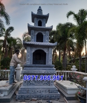Bình định + 14 mẫu mộ tháp bằng đá tự nhiên bán đẹp
